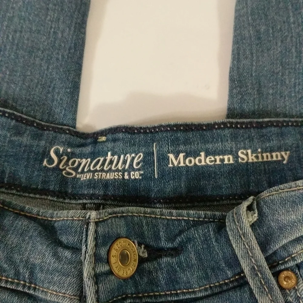 Signature by Levi's Modern Skinny Medium Wash Jeans - plus size 14